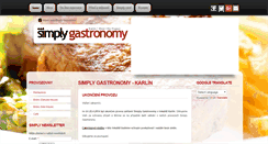 Desktop Screenshot of karlin.simplygastro.eu
