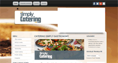 Desktop Screenshot of catering.simplygastro.eu