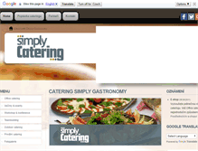 Tablet Screenshot of catering.simplygastro.eu